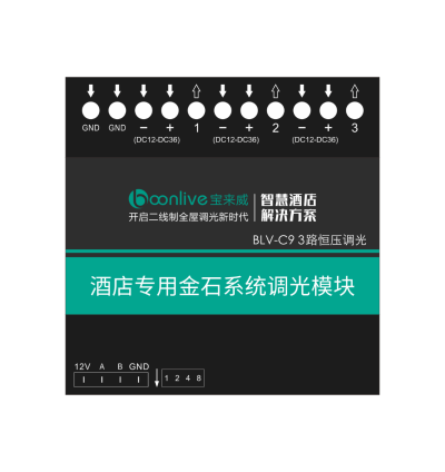 Boonlive Smart Brain BLW-C9 3CH Constant Voltage Dimming – Advanced Lighting Control